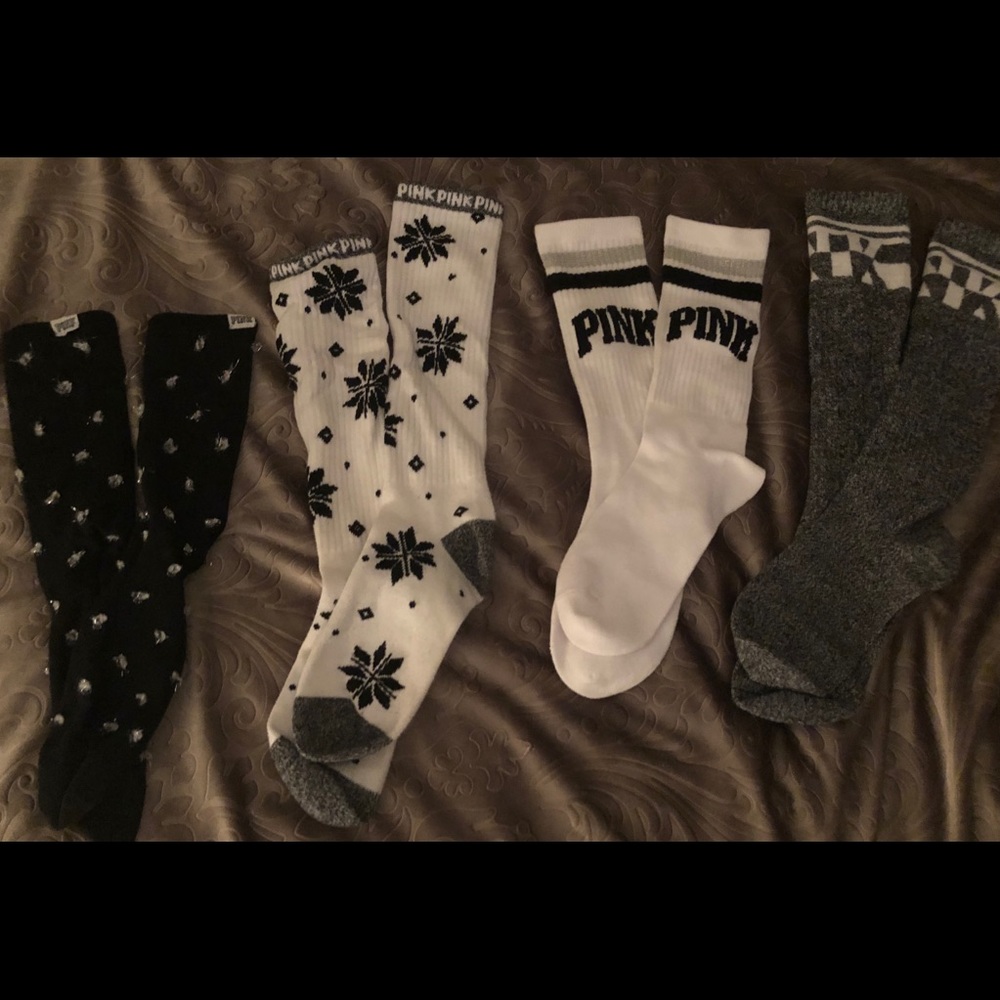 Brand New Victoria’s Secret PINK crew socks